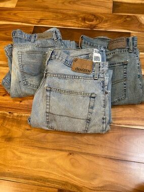 Denizen from Levi's Washed Light Blue Men's Relaxed Jeans